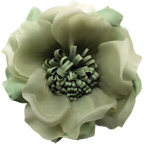 Colorful Large Flower Brooches Pins for Women Dainty Satin Fabric Camellia Pins Shawl Clips Duckbill Clips Dress Skirt Scarf Hat Clothing Jewelry in Kuwait