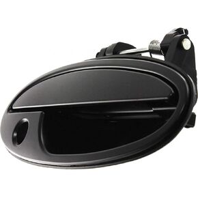 KarParts360 for Buick Riviera 1995 96 97 98 1999 Exterior Door Handle Front, Passenger Side Smooth Black | with Key Hole | Trim: Base | GM1311170 | 25699150 in Kuwait
