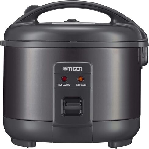 Tiger JNP-S55U-KY 3 Cup Capacity White Rice Cooker with Non-Stick Inner Pot, Retractable Power Cord, and Keep Warm up to 12 hours (Obsidian Black) in Saudi Arabia