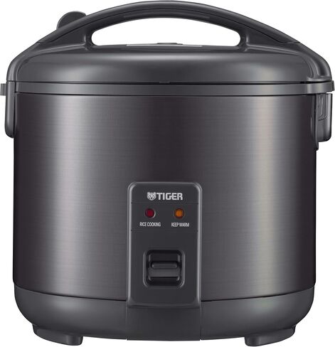 Tiger JNP-S55U-KY 3 Cup Capacity White Rice Cooker with Non-Stick Inner Pot, Retractable Power Cord, and Keep Warm up to 12 hours (Obsidian Black) in Saudi Arabia