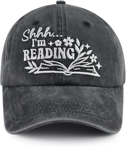 I'm Reading Hats for Men Women, Funny Adjustable Book Lovers Baseball Cap in Kuwait