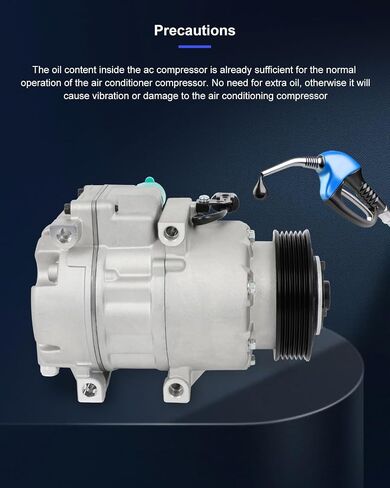ECCPP A/C Compressor with Clutch 2015-2021 Fit for Kia Sedona 3.3L AC Compressor Strong Cooling in Saudi Arabia
