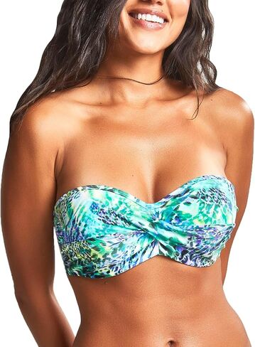 Panache Cape Verde Twist Bandeau Underwire Bikini Top (SW1663) in Saudi Arabia
