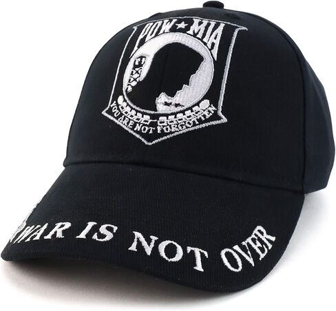 Armycrew POW MIA Not Forgotten Embroidered Cotton Twill Baseball Cap in Saudi Arabia