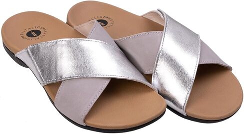 REVITALIGN Women's Paloma Slide Sandal, Black, 7 in Saudi Arabia