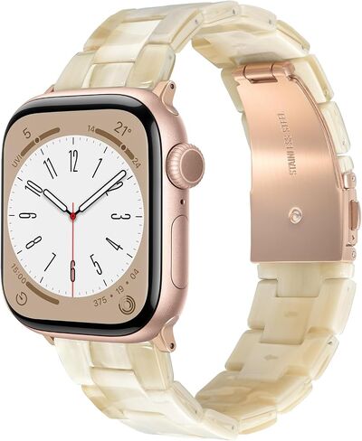 راتنج ساعة فرقة متوافقة مع فرقة Apple Watch للنساء 38 مم 40 مم 41 مم سلحفاة سوار معصم المعصم المعدني للسلحف in Saudi Arabia