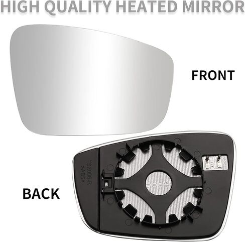 Driver Side Mirror Replacement for 2013-2018 Volkswagen Passat, 2011-2018 Volkswagen Jetta, 2012-2016 Volkswagen Beetle Mirrors Glass - Convex Left Pass Side Rear View Mirror with Heated in Saudi Arabia