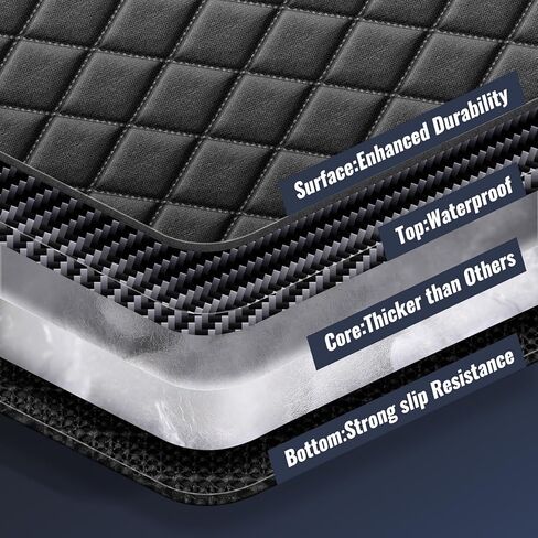 غطاء مقعد السيارة المقاوم للماء للمقعد الخلفي: مناسب للكلاب الصغيرة والكبيرة ، والأرجوحة ذات الحجم الكبير وحامي الحيوانات الأليفة ، وحامي المقعد الخلفي للسيارات (أحمر ، قياسي (54 "W × 58" لتر))) in Kuwait