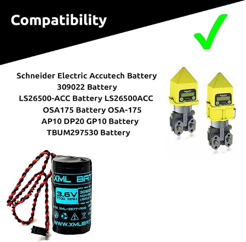 309022 3.6v 7700mAh Lithium TBUM297530 AP10 DP20 GP10 OSA-175 Alarm System Security in Kuwait