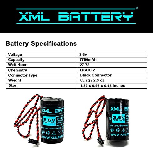 309022 3.6v 7700mAh Lithium TBUM297530 AP10 DP20 GP10 OSA-175 Alarm System Security in Kuwait