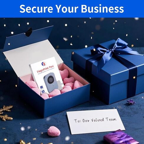 Windows Hello Fingerprint Reader & USB Fingerprint Reader with 2025 Recognition Technology,File Encryption Offline Security,Portable for Business and Home Use | Password Book and Password Holders in Kuwait