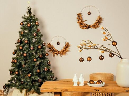 WDS WONDROUS 12Pcs White Christmas Ball Ornaments, 2.36" Matte and Shiny Glass Ornaments Set for Xmas Tree Decoration, DIY Christmas Ball Set for Kids and Adults in Saudi Arabia