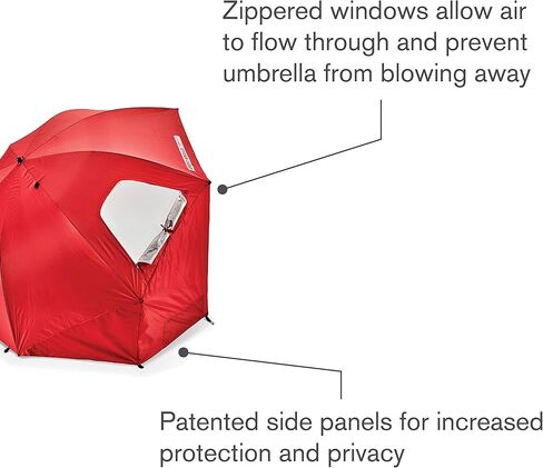 Sport-Brella Premiere XL UPF 50+ Umbrella Shelter for Sun and Rain Protection (9-Foot), Premiere Gray in Saudi Arabia
