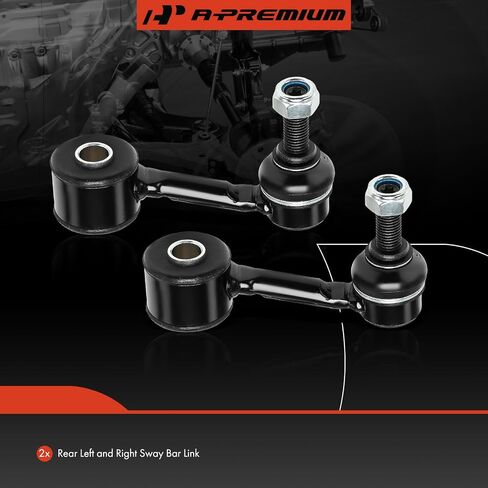 A-Premium 2 x Rear Sway Bar Links Stabilizer Bar Links, Compatible with Dodge Durango 2004-2009 & Chrysler Aspen 2007-2009, Link with Sockets in Saudi Arabia