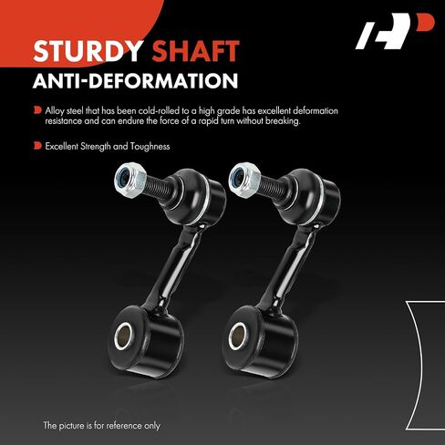 A-Premium 2 x Rear Sway Bar Links Stabilizer Bar Links, Compatible with Dodge Durango 2004-2009 & Chrysler Aspen 2007-2009, Link with Sockets in Saudi Arabia