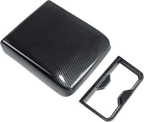 غطاء مسند ذراع وحدة التحكم المركزية وغطاء حامل الكأس الأمامي مناسب ل Tacoma Gen 4th (2024-2025) - تثبيت القشر والعصا - ألياف الكربون الهيدروغرافية - لعام 2025 2024 تاكوما الملحقات - 2 pcs in Kuwait