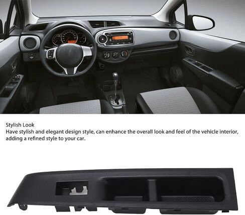 Acouto Front Armrest Upper Panel Cover Replacement for Vitz 2010-2014 - Easy Installation, Reliable, Stylish Look, Material, Comfortable Grip (Left: 74232?52570?C0) in Saudi Arabia