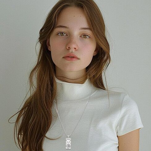 قلادة Eusense Memento Mori للرجال للنساء الذهب 925 الجنيه الفضي الجنيه الجمجمة المجوهرات Memento Mori قلادة قلادة لها محبوب عيد ميلادها in Kuwait