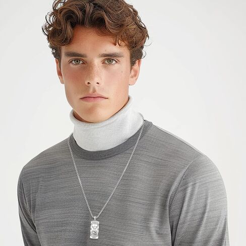 قلادة Eusense Memento Mori للرجال للنساء الذهب 925 الجنيه الفضي الجنيه الجمجمة المجوهرات Memento Mori قلادة قلادة لها محبوب عيد ميلادها in Kuwait