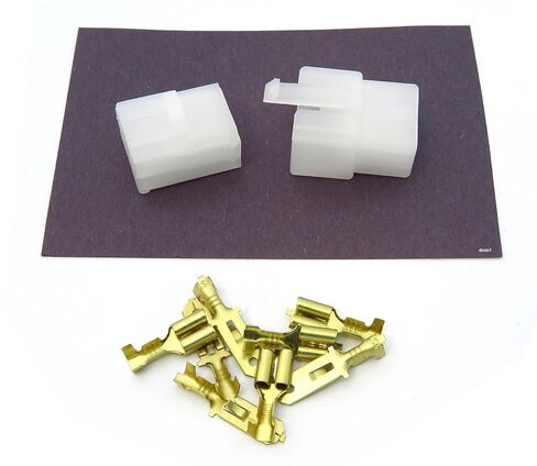 Locking Connector Kit - 6.3mm - .250" Series - 4 Pin - Fits Vintage Honda Wiring Harness Connector Connenctions in Saudi Arabia