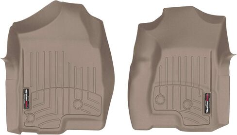 Weathertech Custom Fitliners floorlers for Escalade ، Escalade ESV ، Escalade Ext ، Avalanche ، Silverado - 1st Row (450031) ، Tan in Kuwait