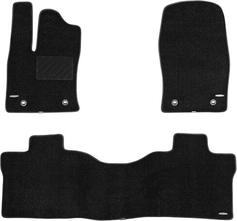 WENNEBIRD Superior Carpet Floor Mats for 2022-2025 Toyota Tundra CrewMax Cab, 0.6 Inch Thickness Rugs, Premium All Weather Anti-Slip Waterproof Floor Liners - 3pc in Kuwait