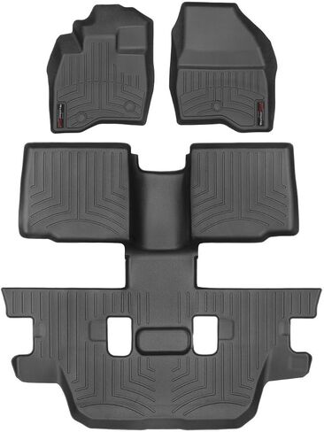 Weathertech مخصص FIRELLONERS for Ford Explorer - مجموعة كاملة (449811-443596) ، أسود in Saudi Arabia