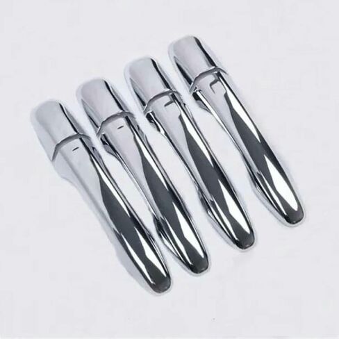 Chrome Car Door Handle Cover Trim Sticker Overlays Exterior Door Handle Cover for Volvo XC60 S60L V40 V60 2016-2019 in Saudi Arabia