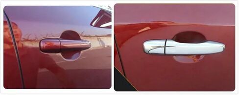 Chrome Car Door Handle Cover Trim Sticker Overlays Exterior Door Handle Cover for Volvo XC60 S60L V40 V60 2016-2019 in Saudi Arabia