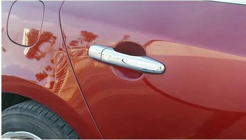 Chrome Car Door Handle Cover Trim Sticker Overlays Exterior Door Handle Cover for Volvo XC60 S60L V40 V60 2016-2019 in Saudi Arabia