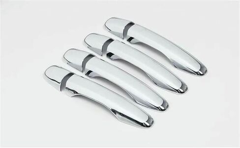 Chrome Car Door Handle Cover Trim Sticker Overlays Exterior Door Handle Cover for Volvo XC60 S60L V40 V60 2016-2019 in Saudi Arabia