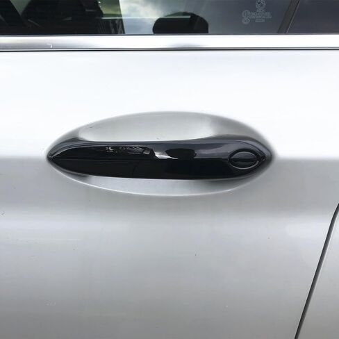تغطية مقبض الباب الخارجي الرياضي الجديد لـ BMW 3 5 6 8 Series X3 X4 X5 X6 X7 2019-2024 (Gloss Black) in Kuwait