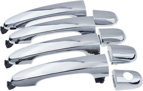 /Fit for Kia Sorento 2011 2012 2013 2014 2015 Chrome Front Rear Left Right LH RH Exterior Outside Door Handle Driver Passenger LH RH Car Exterior Sliding Door Handle(1 Pcs Rear Right) in Saudi Arabia