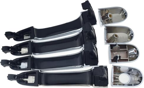 /Fit for Kia Sorento 2011 2012 2013 2014 2015 Chrome Front Rear Left Right LH RH Exterior Outside Door Handle Driver Passenger LH RH Car Exterior Sliding Door Handle(1 Pcs Rear Right) in Saudi Arabia