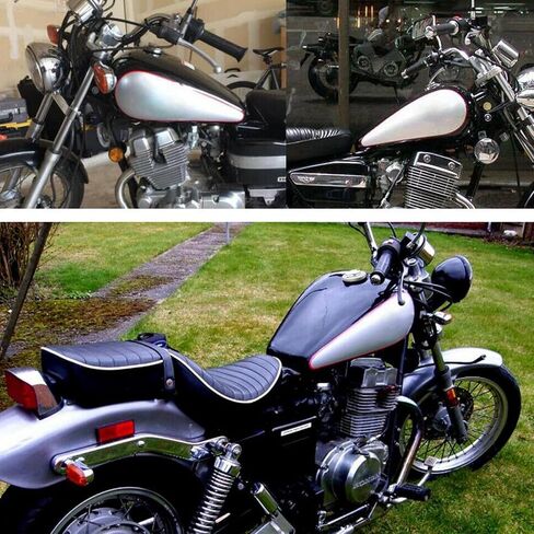 غطاء خزان الغاز في TCMT دراجة نارية غاز الغاز غطاء غطاء خزان الغاز مع مفاتيح قفل مناسبة لـ Honda VF700C VF750C CMX250C VT1000C VT 1000C VT500C استبدال غطاء الغاز Honda CMX250 CMX 250 REBEL FUEL GAS TANK TANK in Kuwait