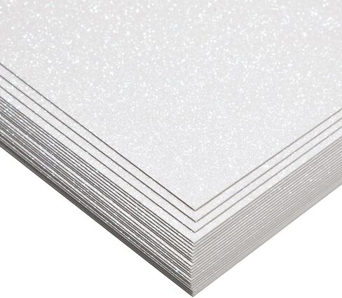 Bright Creations Glitter Cardstock Paper 24 Pack - DIY Glitter Craft Paper Dark Pink - 11 x 8.5 inches in Kuwait