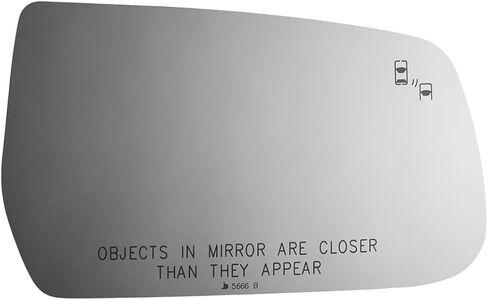 Compatible with 13-16 GM Terrain Passenger Mirror Glass w/Blind Spot Dection No Mount in Kuwait