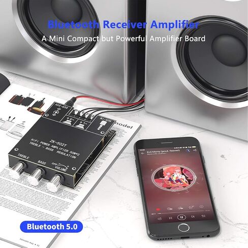 4 قناة بلوتوث 5.1 مكبر للصوت ستيريو ، MAX 1200W HIFI POWER AMPLIFIER ， RMS 50WX4 ， USB/SD/FM Class D AUDIO AMP مع محول الطاقة والتحكم عن بُعد للسيارة المنزلية DIY المتحدث السلبي مسرح KARAOKE in Kuwait