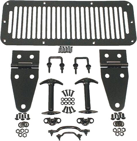 التلال الوعرة | مجموعة هود ، أسود | 11201.01 | يناسب 1976-1986 Jeep CJ ؛ 1987-1995 Jeep Wrangler YJ in Saudi Arabia