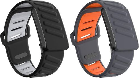 Sport Bicep Bands for Whoop 4.0-2 Pack Adjustable Silicone Breathable Wristbands Replacement Strap Compatible with Whoop 4.0/3.0 Sleep, Wearable Health, Fitness & Activity Tracker in Kuwait