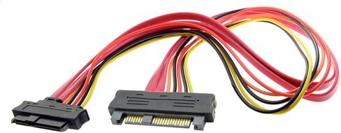 NFHK SFF-8482 SAS 29 PIN إلى SATA 22PIN DISK Drive Drive Cable مع 15 PIN SATA POWER in Kuwait
