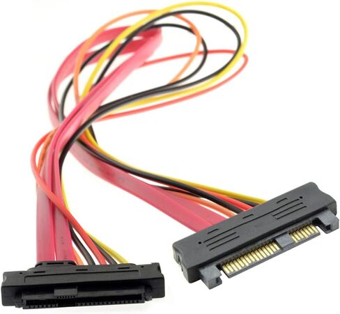 NFHK SFF-8482 SAS 29 PIN إلى SATA 22PIN DISK Drive Drive Cable مع 15 PIN SATA POWER in Kuwait