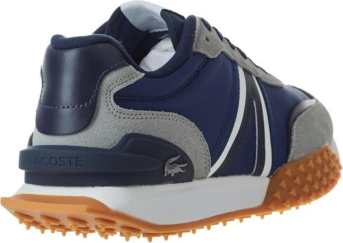 Lacoste Mens L-Spin Deluxe Sneaker, NVY/DK Gry, 8 in Saudi Arabia