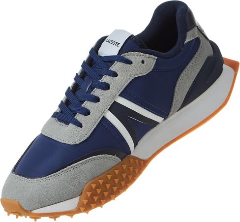 Lacoste Mens L-Spin Deluxe Sneaker, NVY/DK Gry, 8 in Saudi Arabia