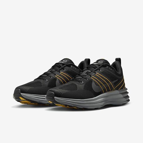 Nike Lunar Roam Men's Shoes (HM0713-003 ، Black/Smoke Gray/Laser Orange/Iron Gray) الحجم 13 in Saudi Arabia