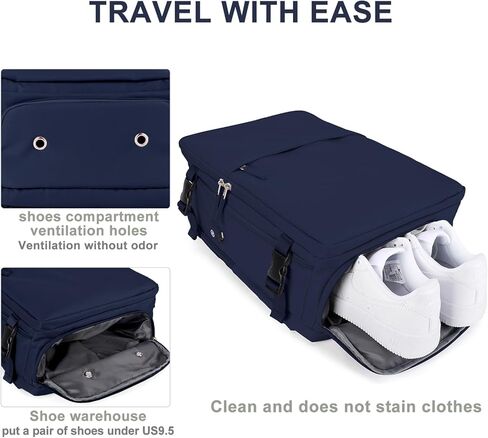 سفر حقيبة الظهر الفراغية مع مضخة للنساء الرجال الكبير حملهم على حقائب الظهر على الظهر ، حقيبة سفر شخصية معتمدة in Kuwait