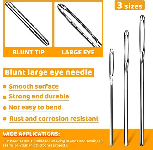 34 Pcs Adjustable Crochet Ring Set, 8 Pcs Knitting Ring, Tension Rings for Crocheting, Crochet Ring for Finger, Stitch Markers Plastic Needles for Crocheting, Crochet Accessories with Storage Box in Kuwait