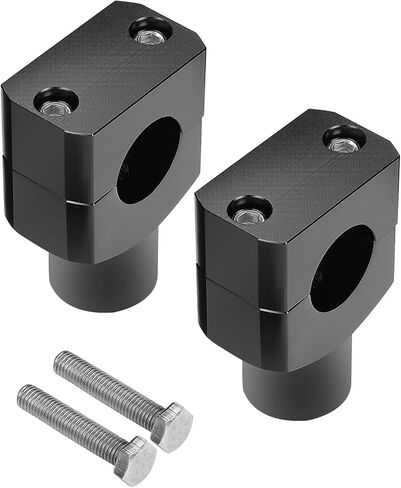 1 Inch Motorcycles Handlebar Risers Aluminum Chrome Universal Motorcycles Risers for Harley for Yamaha for Suzuki for Honda for Kawasaki 2PC(1Pair) in Saudi Arabia