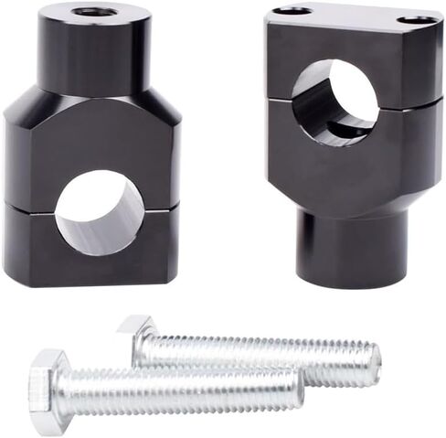 1 Inch Motorcycles Handlebar Risers Aluminum Chrome Universal Motorcycles Risers for Harley for Yamaha for Suzuki for Honda for Kawasaki 2PC(1Pair) in Saudi Arabia