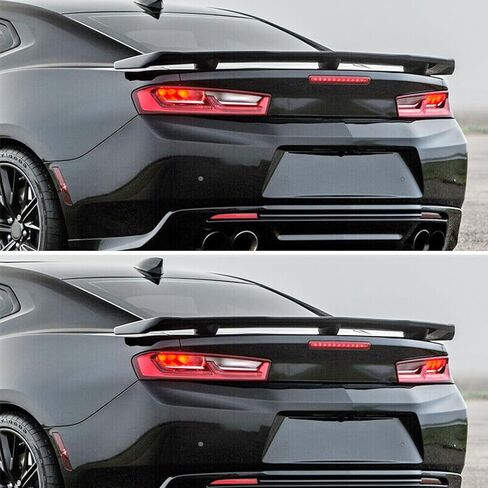 Spoiler Compatibility with 2016-2023 Camaro LS LT1 LT SS RS ZL1 Style Rear High Wing Trunk Lid Gloss Black in Kuwait